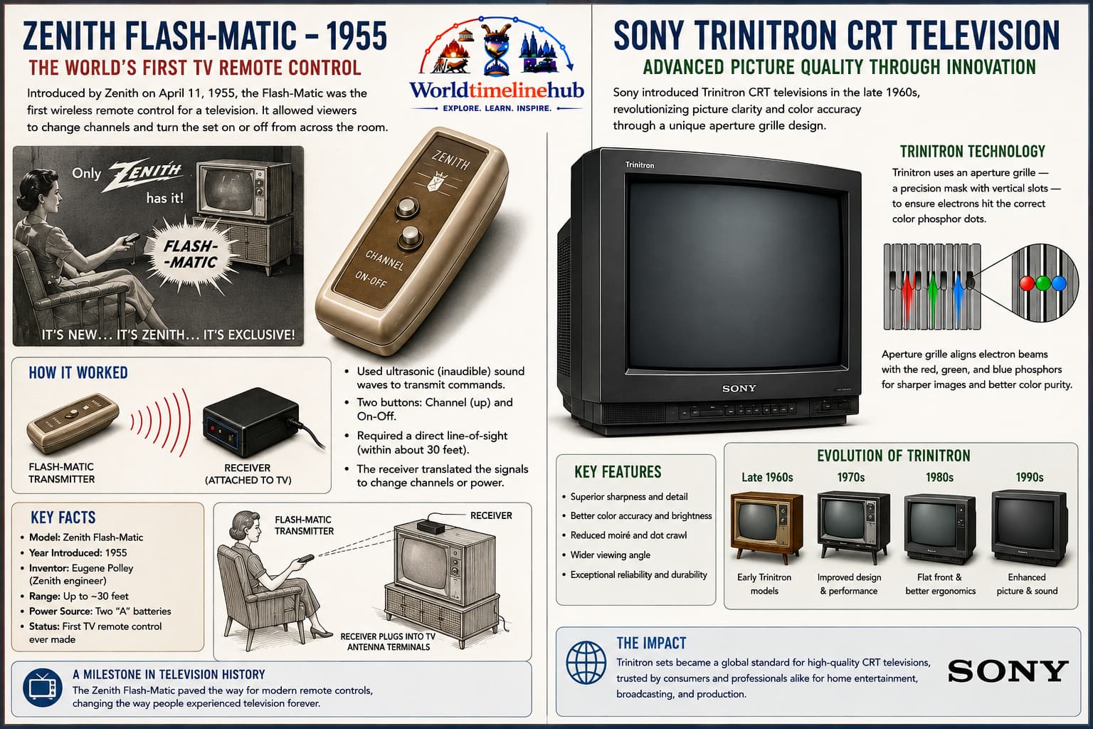 Early CRT television set representing mechanical and early electronic broadcast experiments